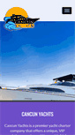 Mobile Screenshot of cancunyachts.com